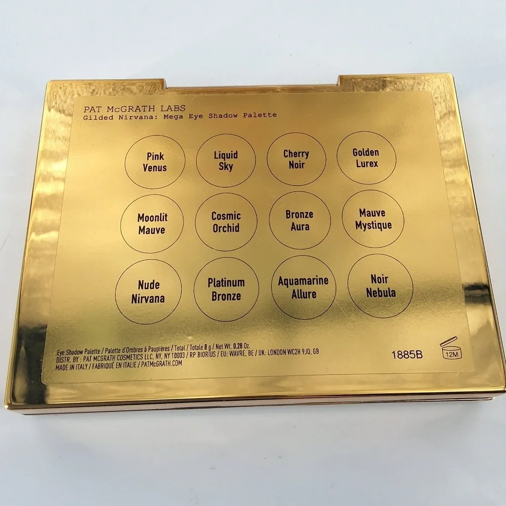 Pat McGrath Labs Gilded Nirvana Mega Eyeshadow Palette 12 Shades Limited Edition